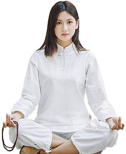 GZSLKSCD Tai Chi-Kleidung für Damen, Tai Chi-Uniform, Winter-Sets (Grau S)