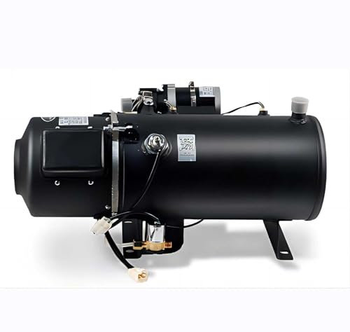 UYSELA Hydronic Kühlmittelheizung with Fernbedienung, Flüssiger Brennstoff Heizung Diesel Warmwasserbereiter, Temperaturregelung, Zeitgesteuert für Boot, Wohnwagen, Bus Wohnmobil