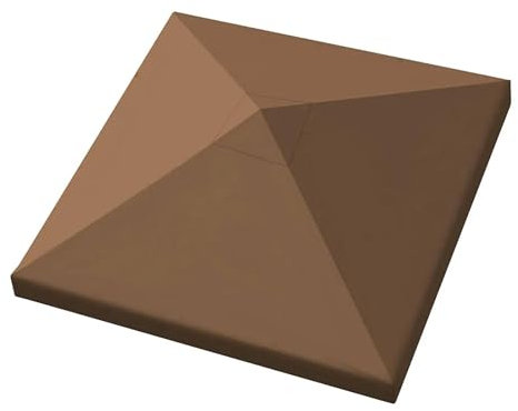 Outdoor-Terrassenschirm-Abdeckung, wasserdicht, Sonnenschutz für Pavillon, transparente Pavillon-Schutzhülle in Dunkelgrün/Kaffeefarbe, Ersatzoption, Polyester-Material