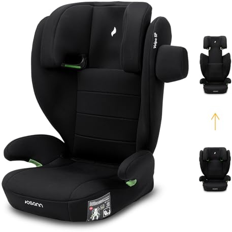 Osann Volpo SP, Kindersitz ohne Isofix ab 3 Jahren, Autositz von 100 bis 150 cm - Black