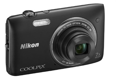 Nikon COOLPIX S3500 Compact Digital Camera - Black (20.1MP, 7x Optical Zoom) 2.7 inch LCD (Renewed)