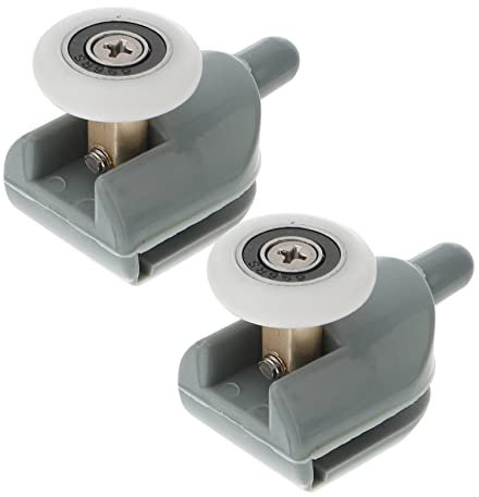 UKCOCO 10pcs Shower Door Rollers and Sliding Shower Door Runners Set 23mm Diameter for