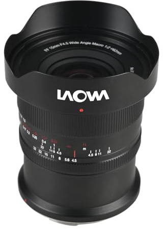 LAOWA Objectif 15mm f/4.5 Grand Angle X0.5 Macro Compatible avec Canon RF | Provenance France. Emballage securisé. Livré avec Facture dont TVA.