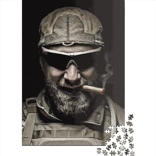 Forces Smoking Jigsaw Puzzle Impossibili 1000 Pezzi Decorazione Per La Casa. Giochi Rilassamento E Intelligence Per Adulti E Ragazzi Da 14 Anni 1000pcs (75x50cm)