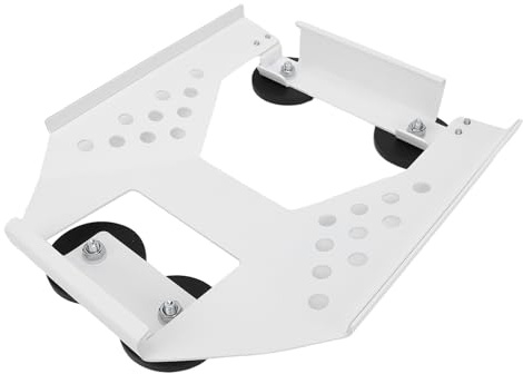 HEEPDD Kit de Montage Plat Ultra Fin en Acier, Montage Magnétique Résistant aux Chocs, Compatible avec les Systèmes Satellites Grand Public pour Voitures, Bateaux, Camping-cars, SUV, Camions,