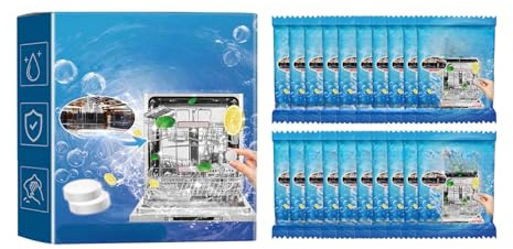 Pastilles de nettoyage pour lave-vaisselle, cuisine, salle de bain et usage domestique. Nettoyage au lave-vaisselle pour la saleté tenace, les taches d'huile et les odeurs