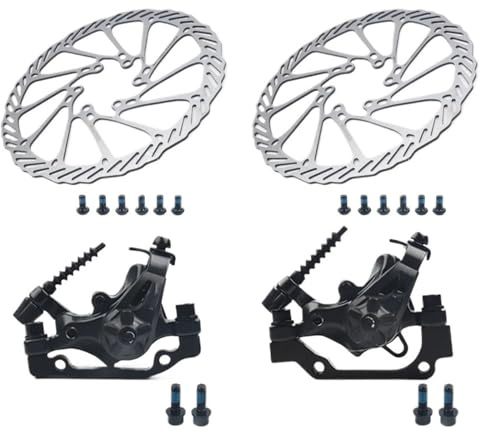 MTB-bromsar Mountainbike Dubbelkolvsdrift Skivbromsok Cykelbroms 160mm Rotor Cykeldelar(A pair brake G3)