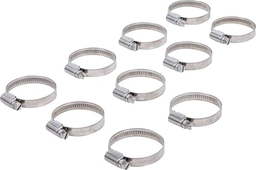 BGS 8095-30x45 | Abrazaderas de manguera | inoxidable | 30 x 45 mm | 10 piezas
