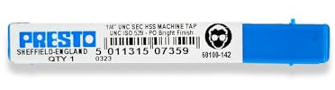 Presto 60100-142 1/4x20 UNC Hand Tap - Second