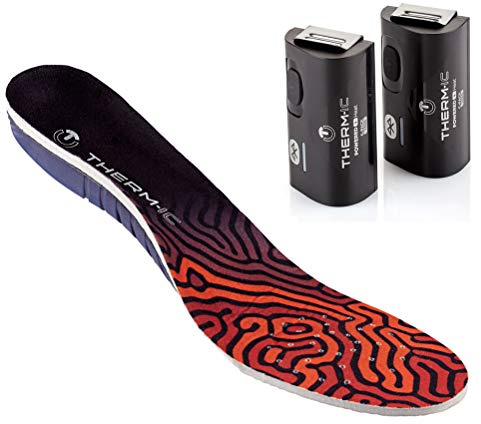 Therm-ic Set Heat 3D + C-Pack 1300 - Heated Insoles with Bluetooth - Unisex Adults - Beige - For Boots