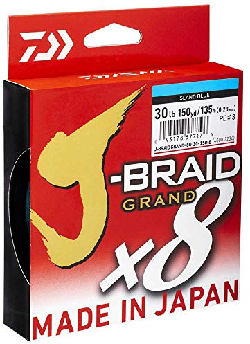 Daiwa J-Braid Grand X8 blau 0.16, 10.0kg, 135m