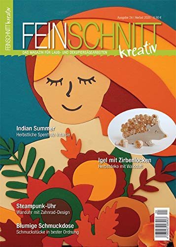 FEINSCHNITTkreativ Ausgabe 24 – Das Magazin für Laub- und Dekupiersägearbeiten (Herbst 2020)