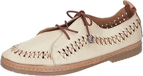 Manitu damer 850000-08 mokassin, Beige - 36 EU