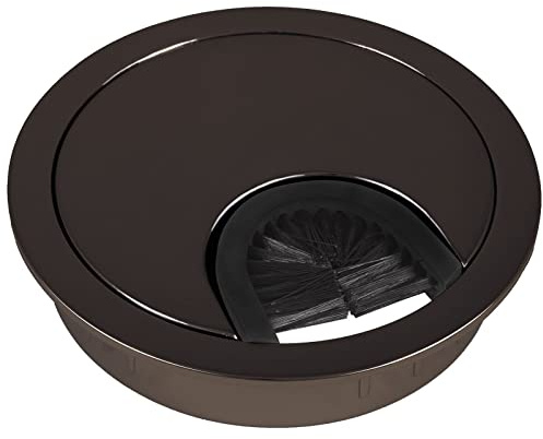 SOTOOLS KÖNIG HELLERN Passe-câble en métal Noir Chromé Ø 68 mm