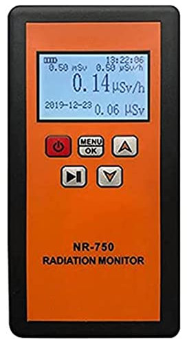 CHUNTIANMEI Détecteur De Radiations Nucléaires,Testeur De Rayons X Beta Gamma,Détecteur Radioactif Dosimètre Personnel Détecteur De Marbre Dosimètre Portable,NR-750