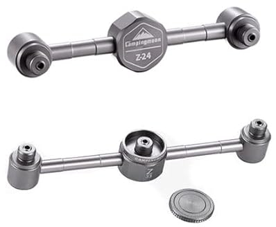 Campingmoon PORTABLE_STOVE Adapter for Two Devices, Aluminium Alloy, Liquefied Petroleum Gas, Z24