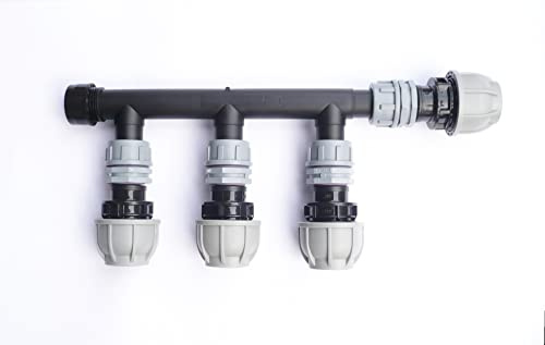 Pipe Joining Manifold with MDPE Outlets & 1'' BSPM Inlet (3 Outlets. 32 mm MDPE)