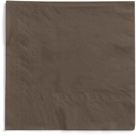 MANK Serviette in BRAUN aus 3-lagigem Tissue, 33x33 cm, 1/4 Falz, 100 Stück, elegante Papierservietten für Gastronomie, Bar, Restaurant & Events