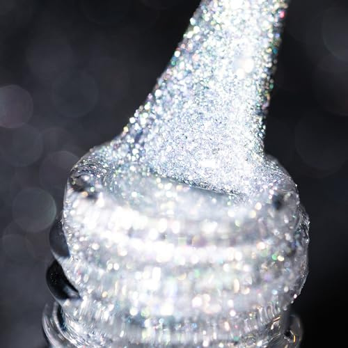 BURANO Reflective UV Gel Nagellack - Holografische Diamond Polish mit Glitter für Sommer und Herbst (JL1)