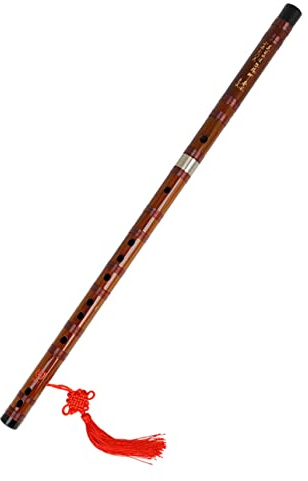DRESSOOS Bambusflöte Dizi Für Anfänger Traditionelle Chinesische Blockflöte C-stimmung Melodischer Klang Leichte Kompakte Bauweise Inklusive Membranschutz Lerninstrument