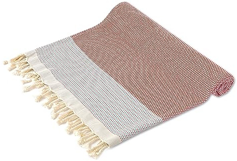 Turquoise Home, Toalla Peshtemal Turca XXL de Toalla de Hammam para Playa, SPA, Yoga, Sauna y Viajes - Ligera, Antiarena, de Secado Rápido, Ultrasuave, 100% Algodón - 100x180cm