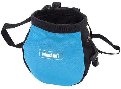 Tasche für Kletterkreide, Magnesia-Beutel mit Kordelzug, rutschfest, Magnesia-Pulverbeutel, Wander- und Camping-Zubehör, tragbare Boulder-Kreide-Tasche
