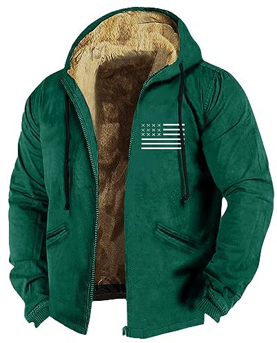 KONG JIMFAN Jacke Herren Strickjacke Regenanzug Fahrrad Motorrad Textiljacke Herren Herren Übergangsjacken Leichte Jacke Herren Hoodie Anime Renjacke Parka Winterjacke Herren(Dark Green,7XL)