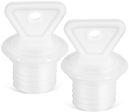 Happyyami 2Pièces Bouchon Caoutchouc pour Bouillotte Stopper Étanche pour Eau Chaude Pratique et Compatible Majorité des Bouillottes