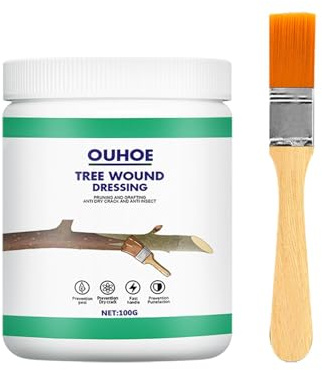 Colcolo Scellant pour blessures aux Arbres, Portable avec Brosse, Protection des Arbres, Fournitures de Jardin, réparation des Arbres, Multifonctionnel pour