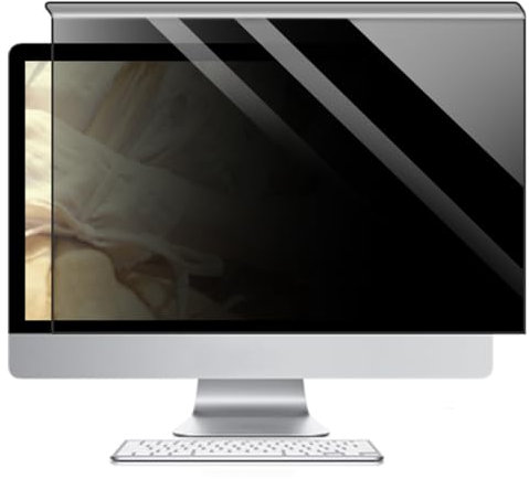 CUNIO Universeller Blickschutzfilter FüR Computermonitore 18–32 Zoll, HäNgender Displayschutz FüR Datenschutz – HD Augenschutz,23/24in 540x340mm