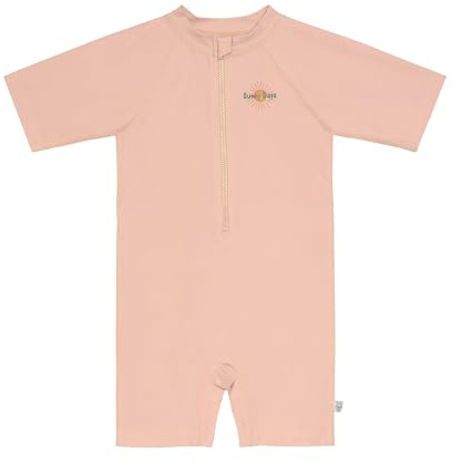 LÄSSIG Baby Kinder Schwimmanzug Badeanzug Kurzarm UV Schutz/Short Sleeve Sunsuit pink, 3-6 Monate, Größe 62/68