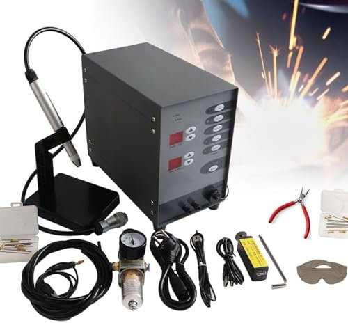 Soflightmok Spot Welding Machine | Jewelry Welder Machine Kit | Pulse Arc Welder For Permanent Jewelry | Automatic Spot Welding Machine For Diy Jewelry Repair, Hardware Work Piece Repair,Grey