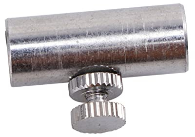 Cello Wolfston Dämpfer Ba31, Verstellbar, Metall, Silber | 1 Stück mit Kontermutter, zur String Befestigung, Verändert Resonanz und Dämpft Schwingungen