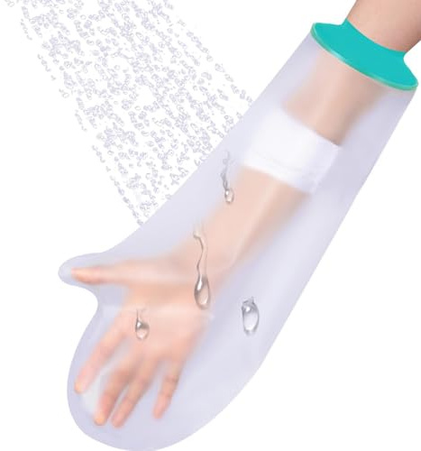 SINZONeu® Protector Escayola Brazo Impermeable - Cubierta Reutilizable para Ducha/Piscina, Funda Protectora para Yesos, Vendajes y Cuidado de Heridas Adultos