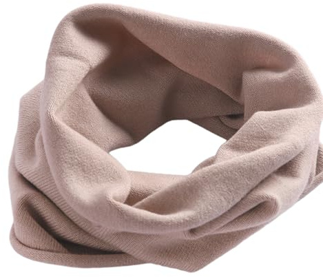 YWTAENOH Cashmere Knitted Loop Scarf Warmer Cold Weather Neck Gaiter Soft Chunky Scarf for Men and Women