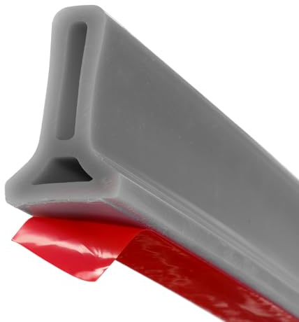 QUARKZMAN 43 Barriera Doccia Pieghievole Altezza 2 Autoadesiva Paraspruzzi Per Bagno Cucina Separazione Zona Bagnata E Asciutta Grigio (Vuoto Triangolo)