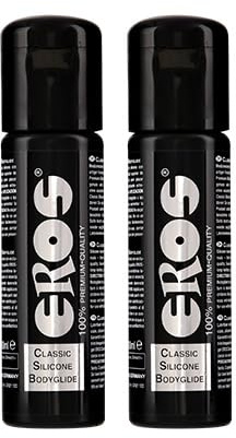 Bodyglide Classic Silikon Gleitgel 2 x 100 ml – Besonders lang anhaltendes Gleitgel für intensive Intimmassagen – Wasserfest & hautverträglich
