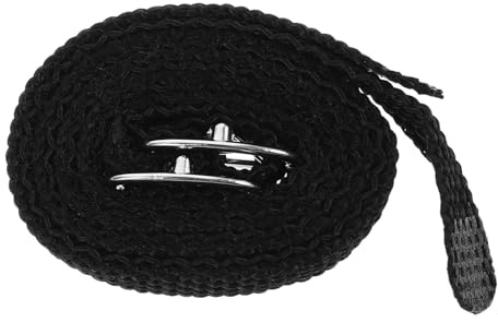BESPORTBLE Lot de 2 Sangles D’Éperons Anglaises Réglables en Polyester Robuste Sangles de Bottes Western pour Équitation Protection Anti-Frottement Équipement D’Entraînement Polyvalent