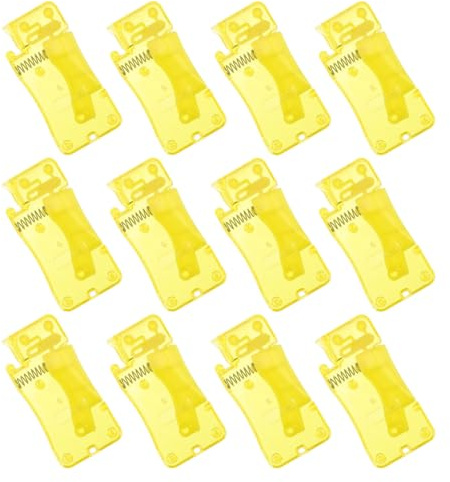 Parliky Infila Ago Automatico 12 Pezzi per Cucito a Mano e Macchina da Cucire Dispositivo per Infilare Aghi in Plastica Strumento Preciso e Veloce per Artigianato Fai da Te