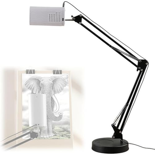 Proiettore da disegno, proiettore portatile Smart Art per artisti e hobbisti, messa a fuoco regolabile, dimensioni dell'immagine, correzione della deformazione dei bordi, ideale per bambini e