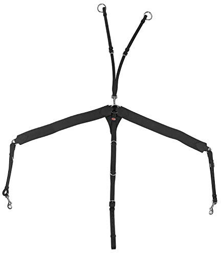 John Whitaker Ready to Ride V Check Breast Plate Full Size Black
