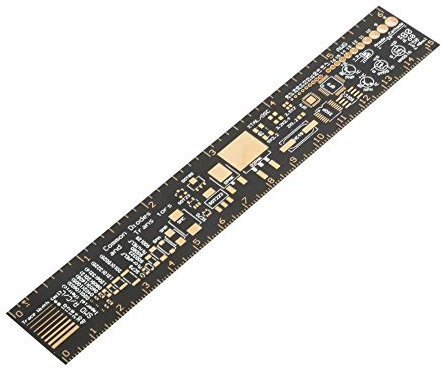 Escala De Ingeniería Regla De Placa De Circuito Impreso Pcb Multifuncional Herramienta De Medición 6inch 15Cm Para Prototipado Electrónico Y Diseño De Circuitos