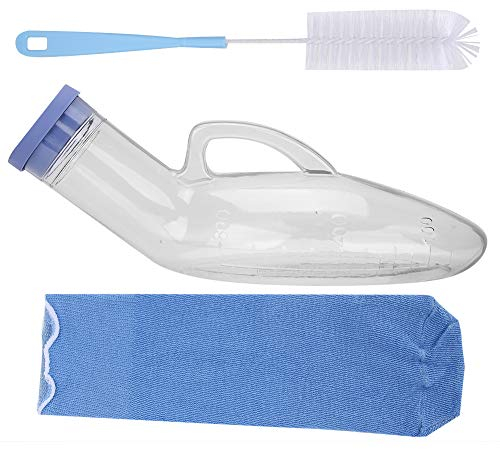 Orinales portátiles para hombres, botella de urinario para hombres a prueba de derrames, botella de orina masculina reutilizable, recolector de orina masculina, recolector de orina masculina
