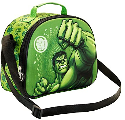 Hulk Fist-3D Frühstückstasche, Grün