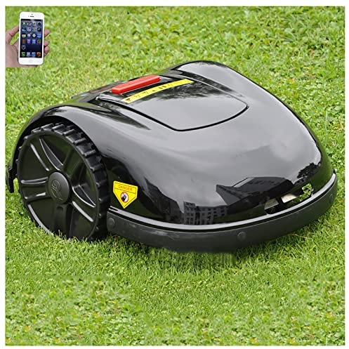 DISHENGZHEN Robot Lawnmower, Auto Charging Intelligent Robotic for Lawns up to 800m², 28cm Cut Width & 2.5-5.5cm Cutting Heights, APP Wifi Control, Theft Protection, Pressure/Lift/Tilt/Bump Sensor