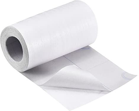 QUARKZMAN Madera Grano Cinta 4.72x16 Pies Madera Grano Reparación (Blanco) | Pared Papel Borde Adhesivo Autoadhesivo, Parche, con Raspador, para Pared Esquina Mesa Puerta Sofá Muebles