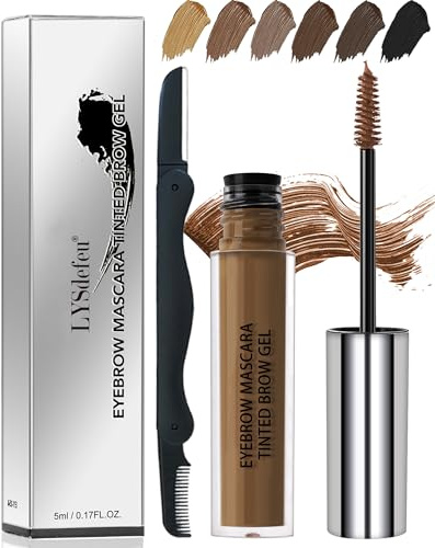 Augenbrauen Gel Auburn, Eye Brow Gel,Waterproof Eyebrow Tint Glue for Women | Colored Longlasting Brow Gel, Flüssiges Getöntes Augenbrauengel, Tinted Eye Brow Mascara Glue, Thanksgiving Christmas Makeup