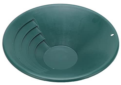 MOTOULAX Gold Washing Manual Tool - 260mm ABS Gold Washing Tray Gold Sieve Sorter Green Wash Sieve Tray Accessory