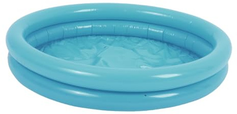 ibasenice Piscine Gonflable pour Garçon et Filles Bébé Ronde en PVC 90 Cm Pliable Intérieur Extérieur Aire de Jeux Douce Sécurisée pour Jardin Loisirs Aquatiques et Pataugeoire Polyvalente