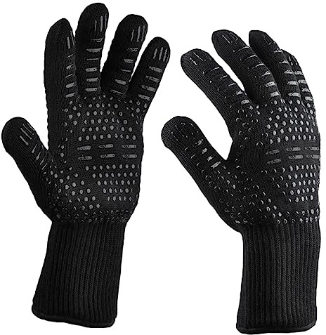 HONITANO 2 Pièces Protection Barbecue Chaleur Étui Aramidé Isolation Thermique De Cuisine Résistant Aux Hautes Températures